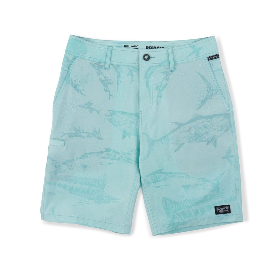 Apparel Fishing Shorts | Youth Deep Sea Turquoise