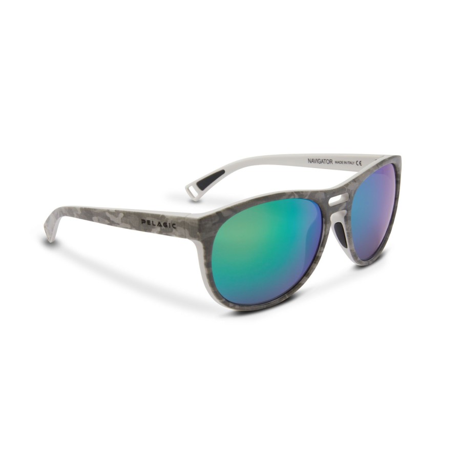 Eyewear Technology | Navigator - Polarized Poly Lens Grey Camo - Green