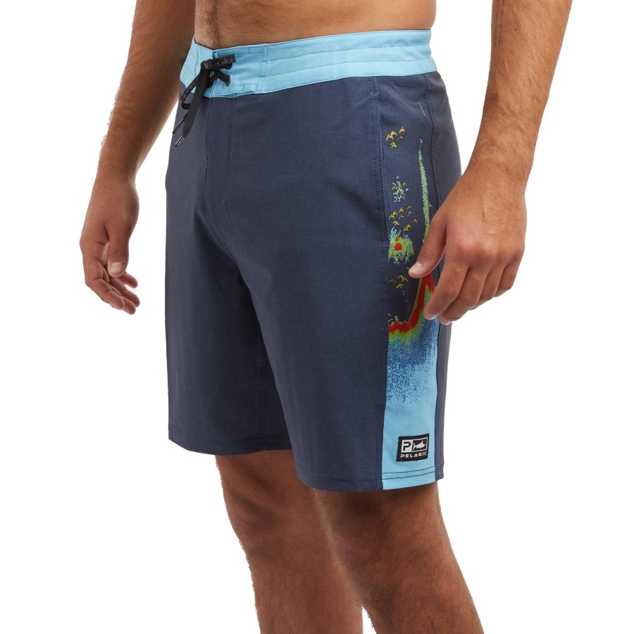 Apparel Fishing Shorts | Side Scanner Navy