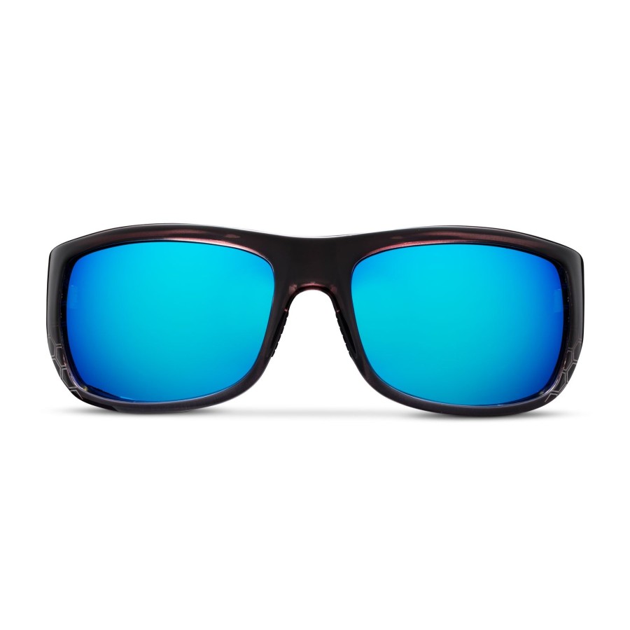 Pelagic Technology | Fish Hook - Polarized Poly Lens Silver Helix - Blue Mirror