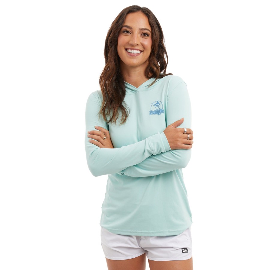 Apparel Fishing Shirts | Ws Aquatek Tropic Splash Turquoise