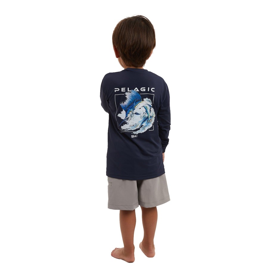 Apparel Kids 3T - 5T | Kid'S Aquatek Goione Sailfish Navy