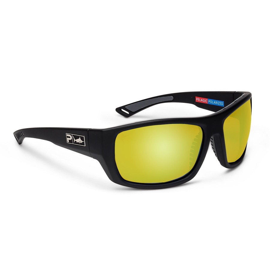 Eyewear Technology | Pursuit - Polarized Mineral Glass Matte Black - Gold