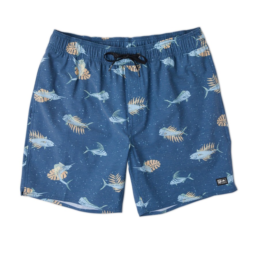 Apparel Fishing Shorts | The Dockside SmoWholesale Blue