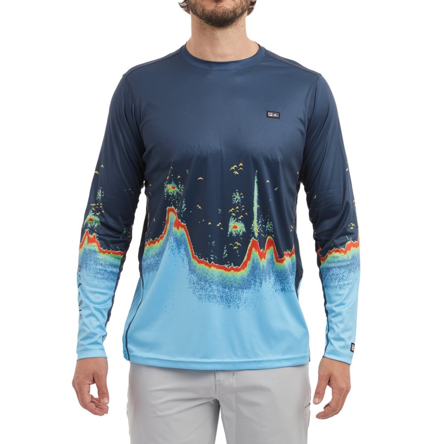 Apparel Fishing Shirts | Vaportek Navy