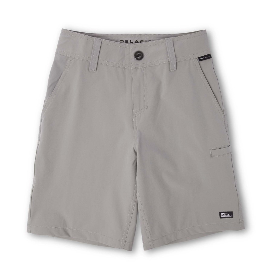 Apparel Fishing Shorts | Youth Mako Deep Sea Grey