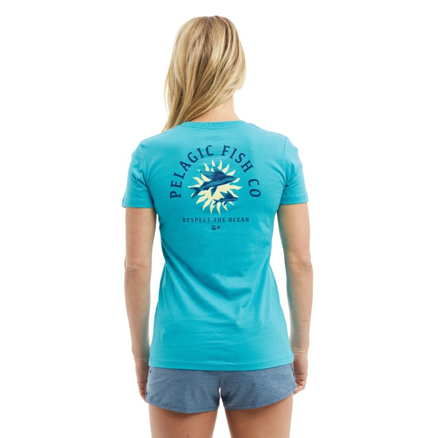 Apparel T-Shirts & Tank Tops | Ws El Sol Tahiti Blue