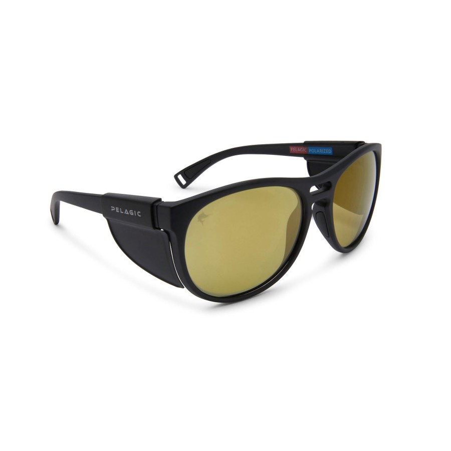 Eyewear Technology | Navigator - Polarized Mineral Glass Matte Black/Gold