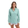 Apparel Women'S Best Sellers | Ws Keys Ls Tropical Aqua