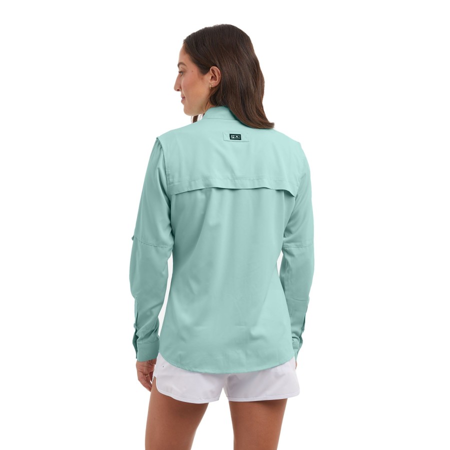 Apparel Women'S Best Sellers | Ws Keys Ls Tropical Aqua