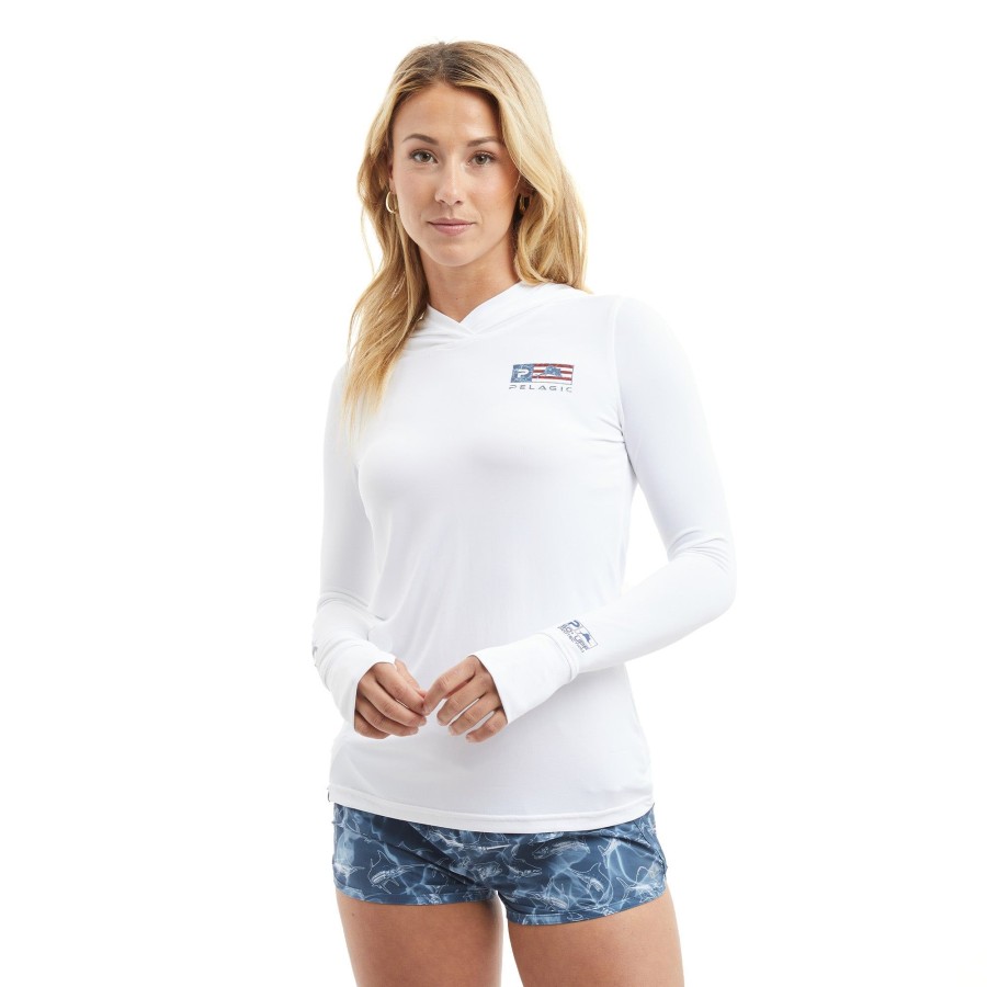 Apparel Women'S Best Sellers | Americamo Ws Aquatek Icon White