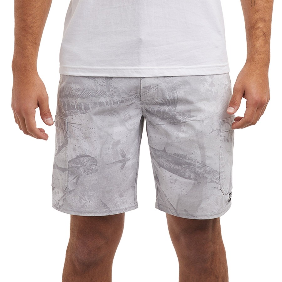 Apparel Fishing Shorts | Madeira Cargo Light Grey