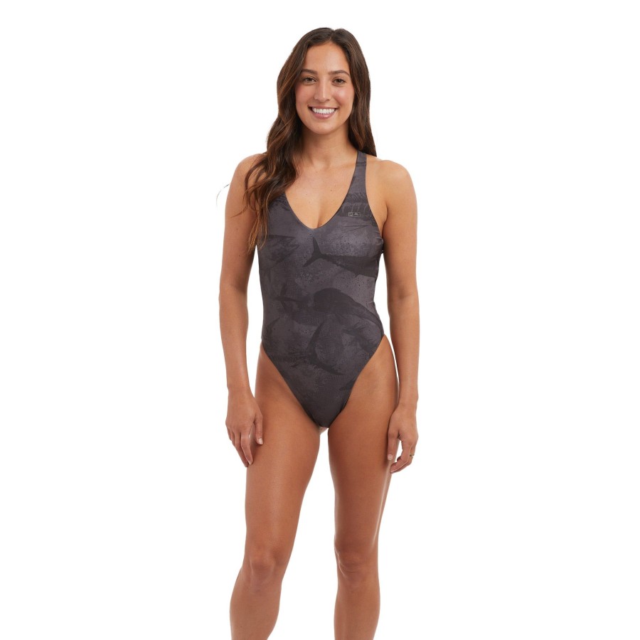 Apparel Swimwear | Naples Reversible Black / Charcoal