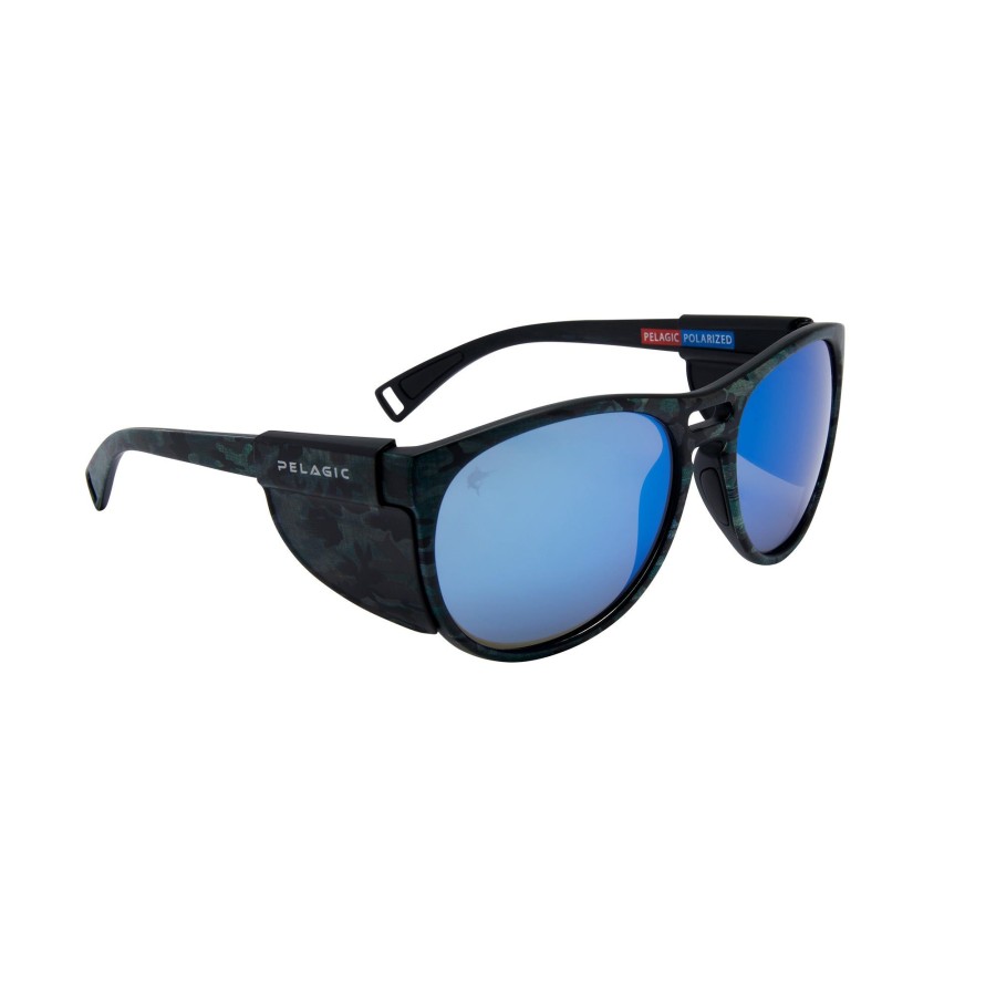 Eyewear Technology | Navigator - Polarized Poly Lens Green Camo - Blue