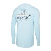 Apparel Fishing Shirts | Aquatek Let'S Go Light Blue