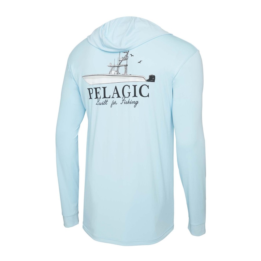 Apparel Fishing Shirts | Aquatek Let'S Go Light Blue