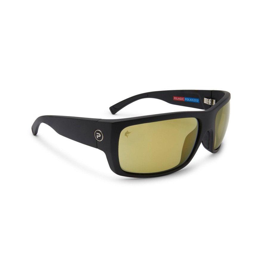 Eyewear Technology | Fish Whistle - Polarized Mineral Glass Matte Black / Gold