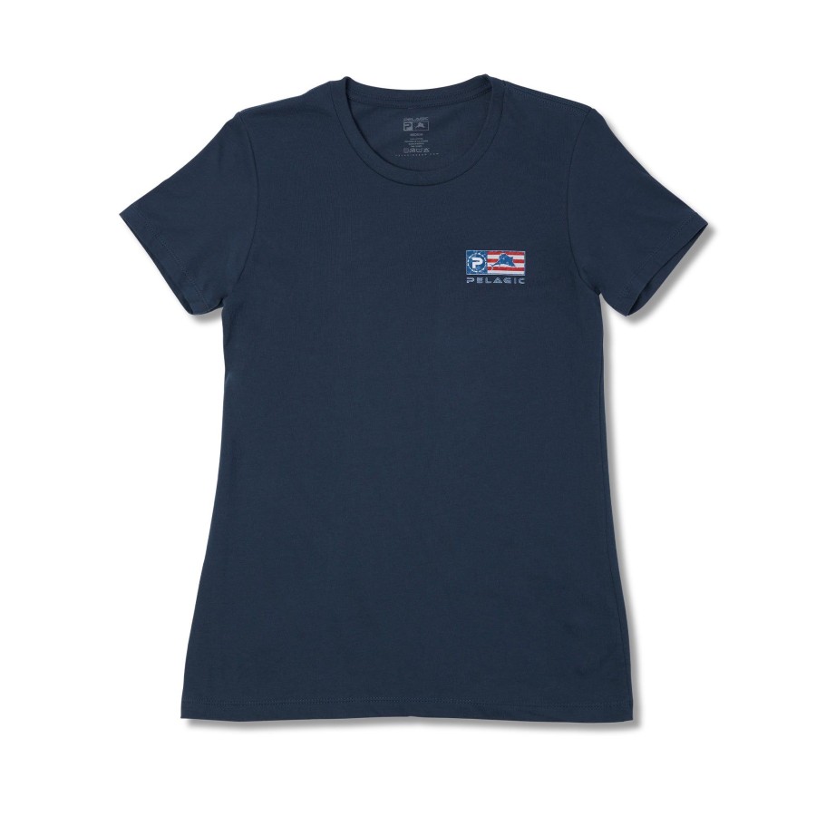 Apparel T-Shirts & Tank Tops | Americamo Ws Americamo Icon SmoOnline Blue