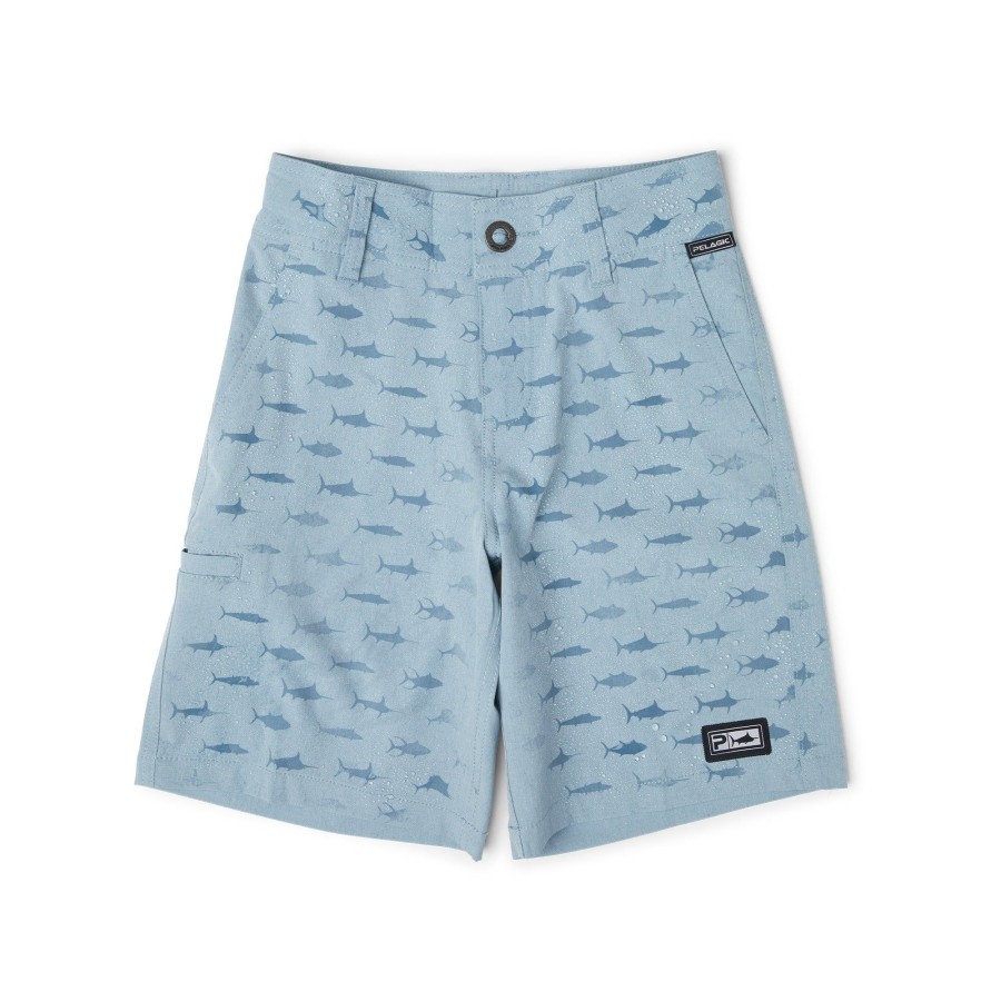 Apparel Fishing Shorts | Youth Deep Sea Slate