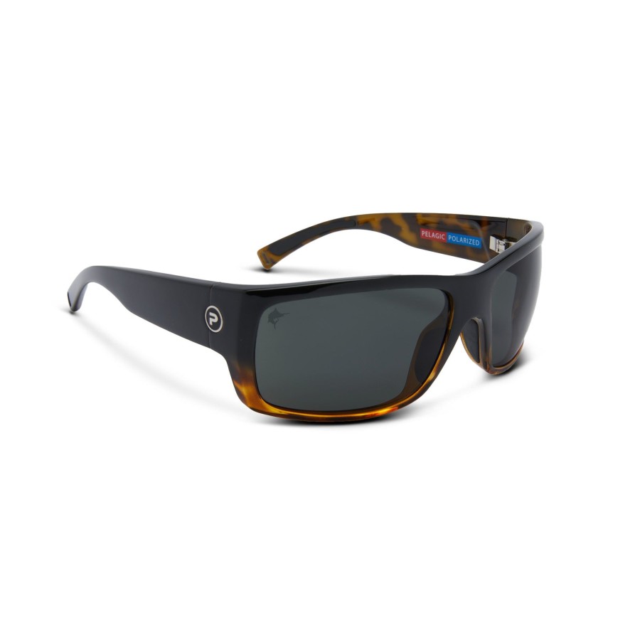 Eyewear Technology | Fish Whistle - Polarized Mineral Glass Black/Tortoise Fade - Grey