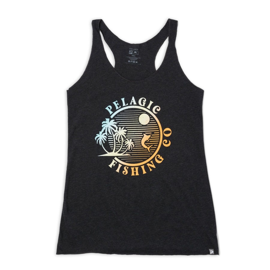 Apparel T-Shirts & Tank Tops | Ws Paradise Heather Black