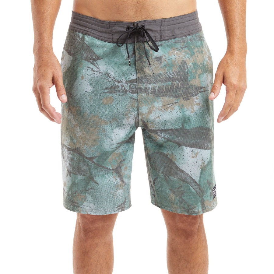 Apparel Fishing Shorts | Deep Drop Green