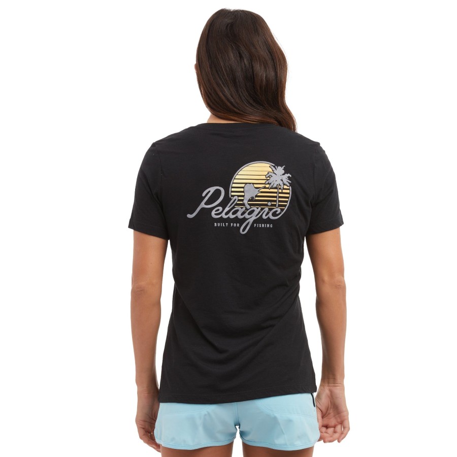 Apparel T-Shirts & Tank Tops | Ws Sunset Sails Black