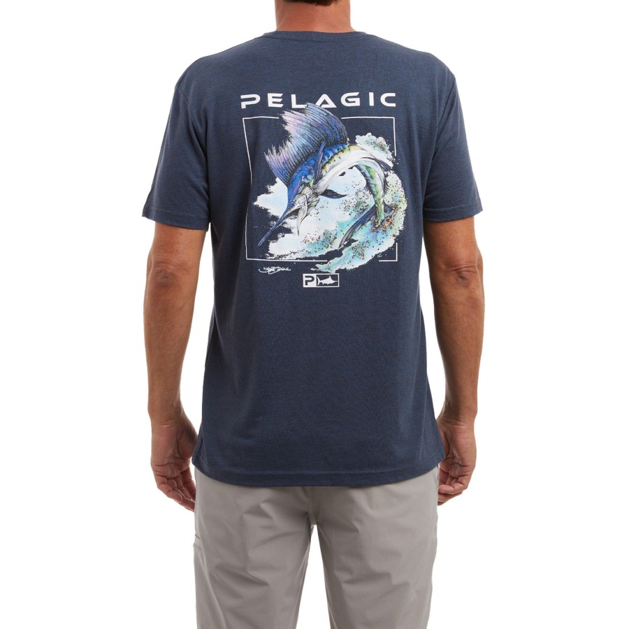 Apparel T-Shirts & Tank Tops | Goione Sailfish Navy