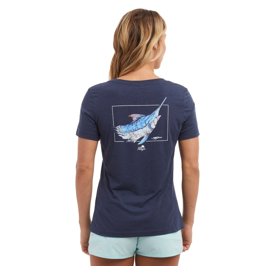 Apparel T-Shirts & Tank Tops | Ws Goione Marlin Navy