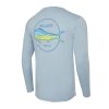 Apparel T-Shirts & Tank Tops | Stratos Mahi Fade Ls Slate