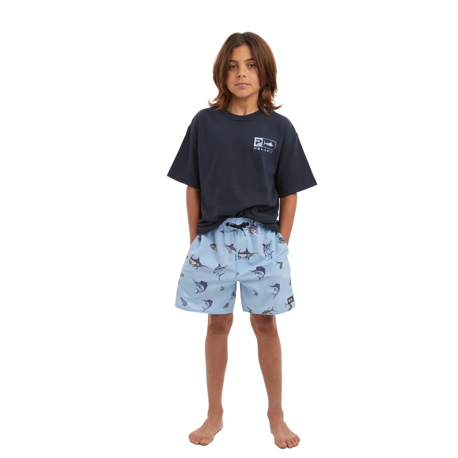 Apparel Fishing Shorts | Youth Dockside Slate