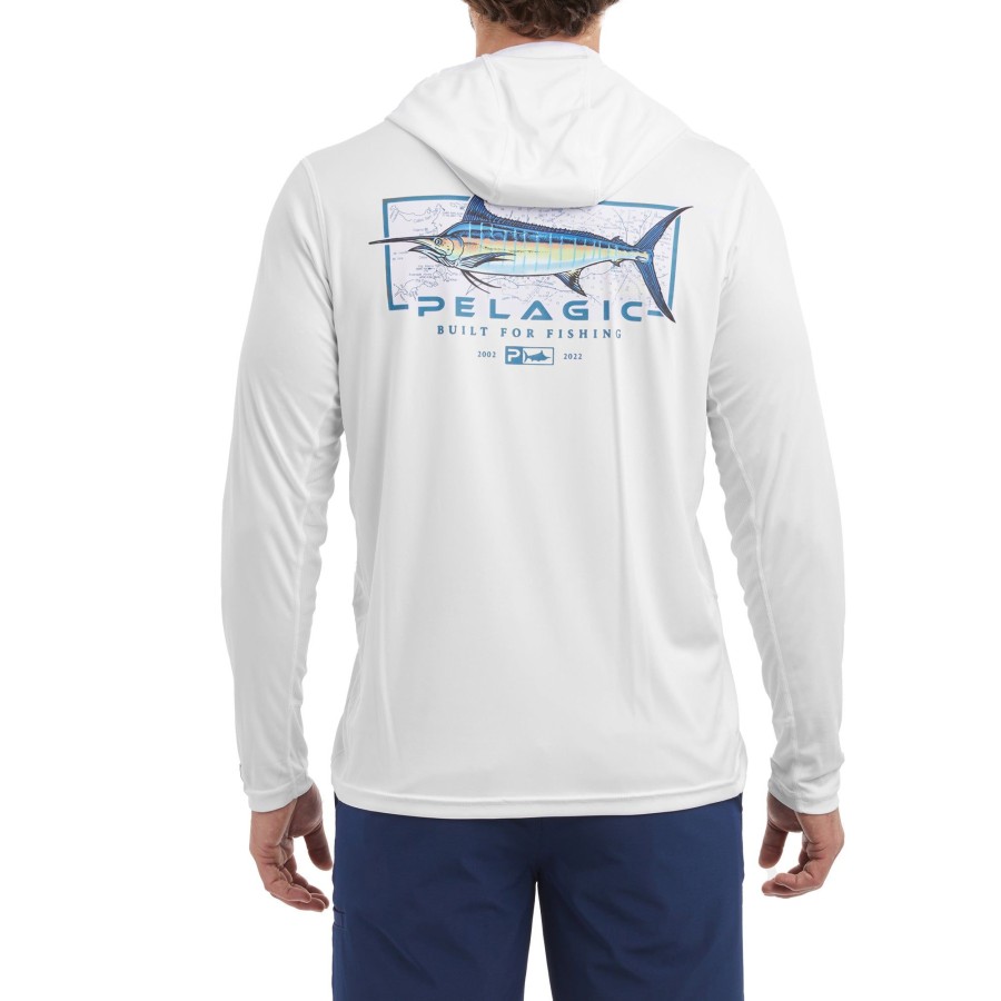 Apparel Fishing Shirts | Vaportek Marlin Minds White