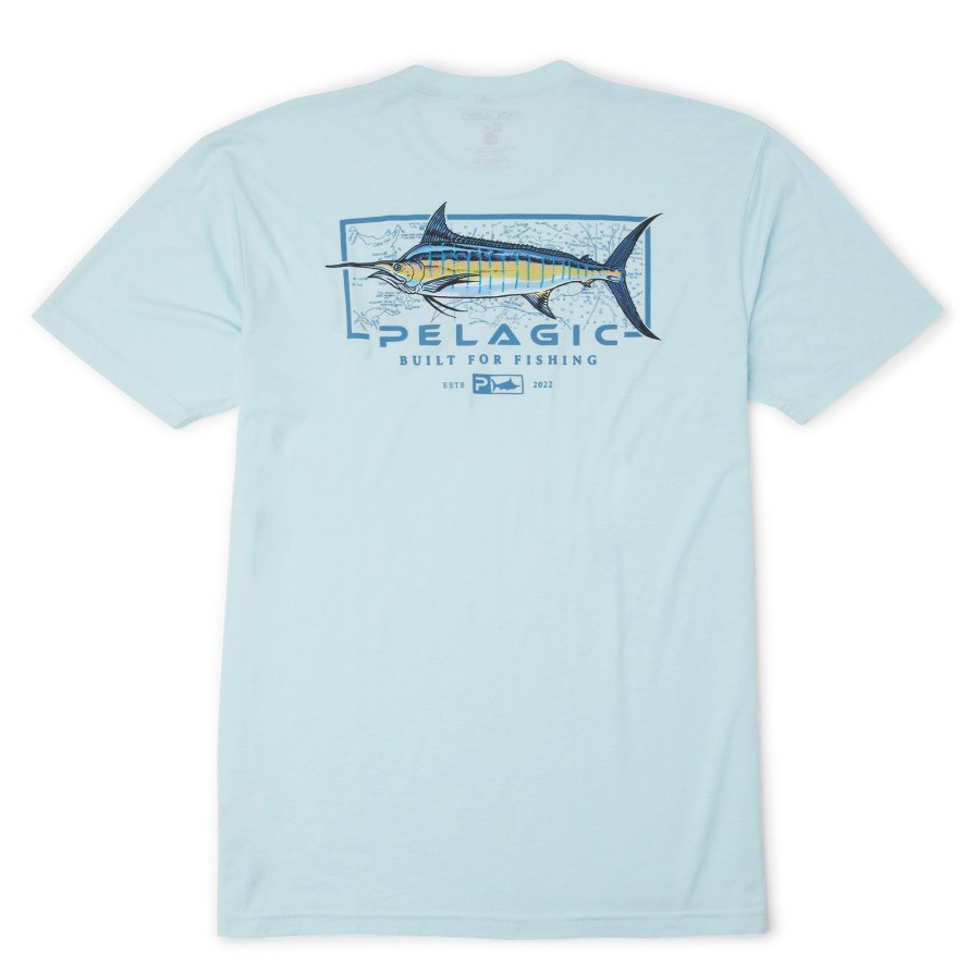 Apparel T-Shirts & Tank Tops | Marlin Minds Light Blue