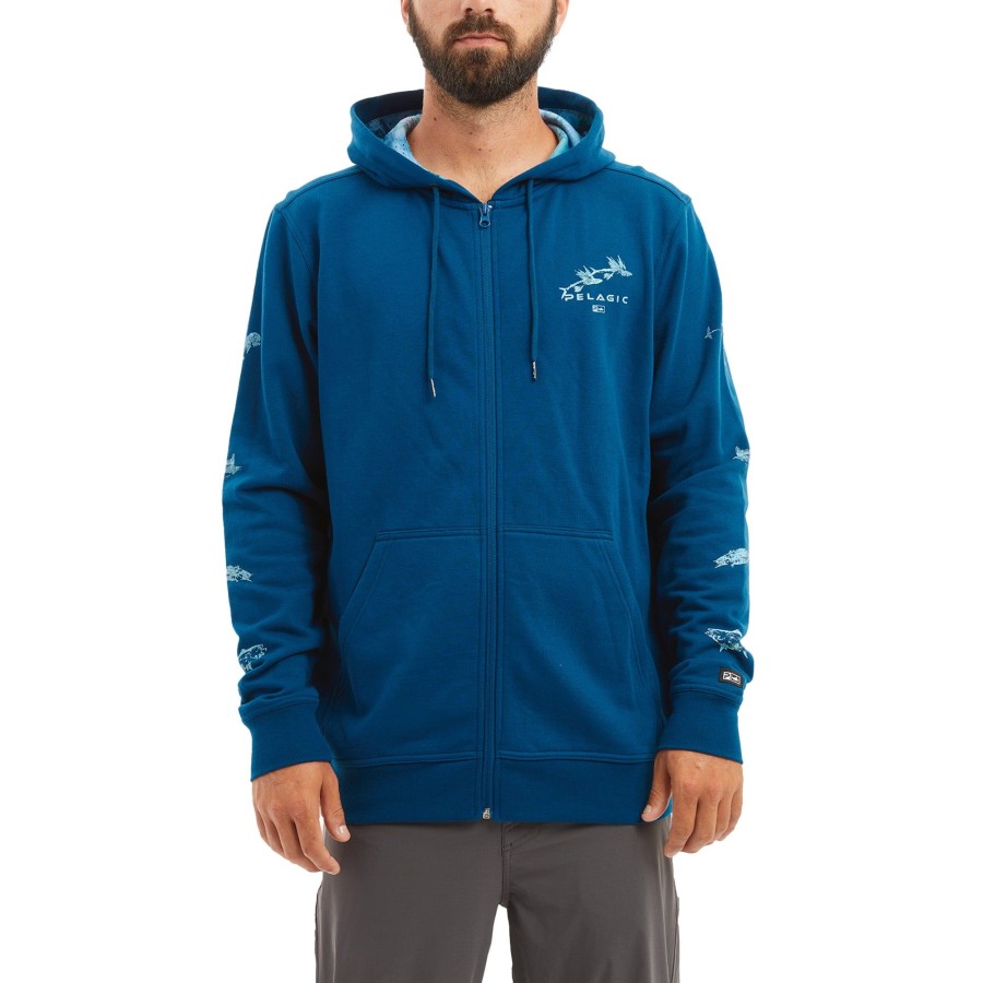 Apparel Hoodies & Fleece | Northlake Gyotaku Navy