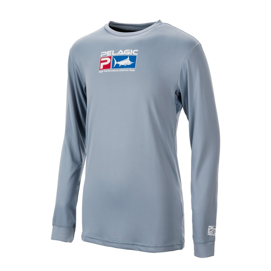 Apparel Fishing Shirts | Youth Aquatek Deluxe Slate