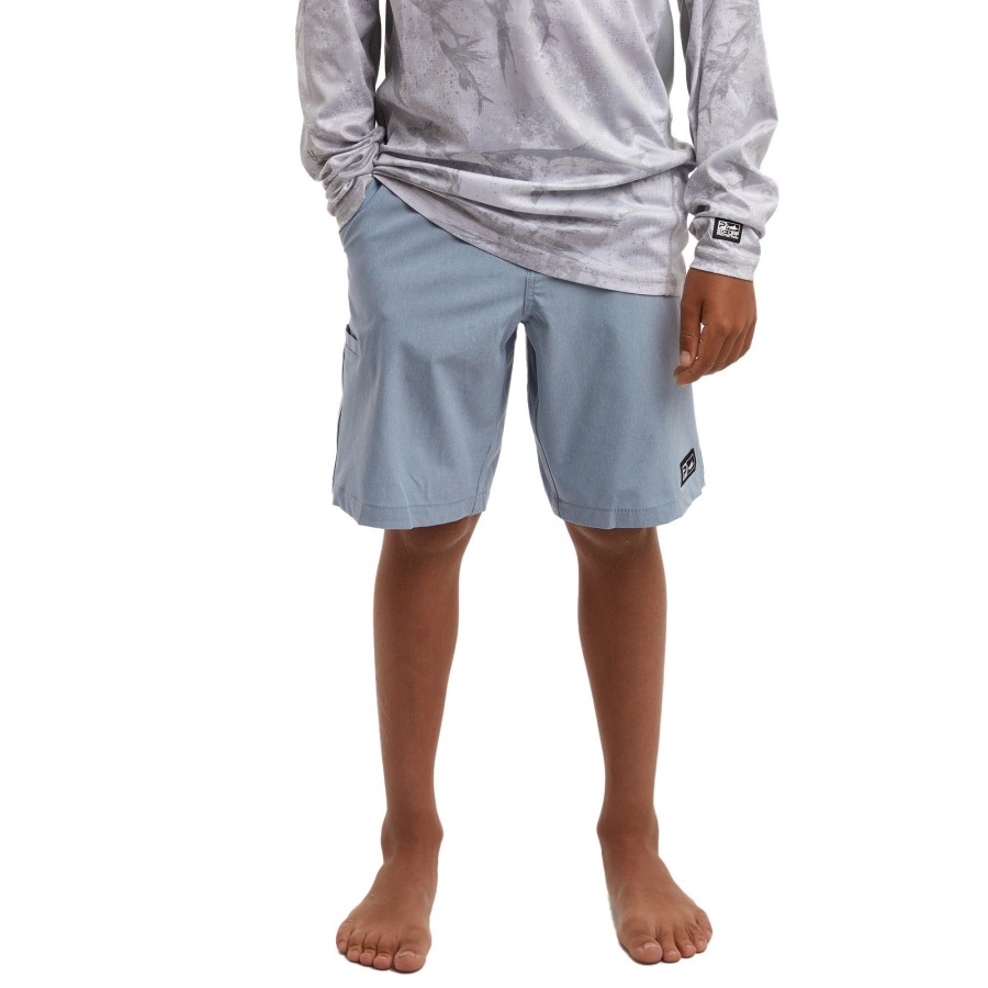 Apparel Fishing Shorts | Youth Deep Sea Slate