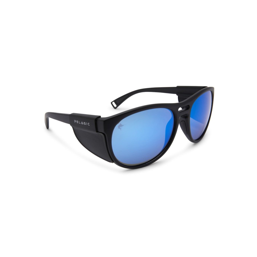 Eyewear Technology | Navigator - Polarized Mineral Glass Matte Black/Blue