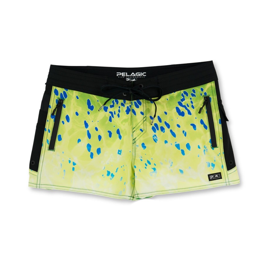 Apparel Fishing Shorts | Ws Ocean Master Green Dorado