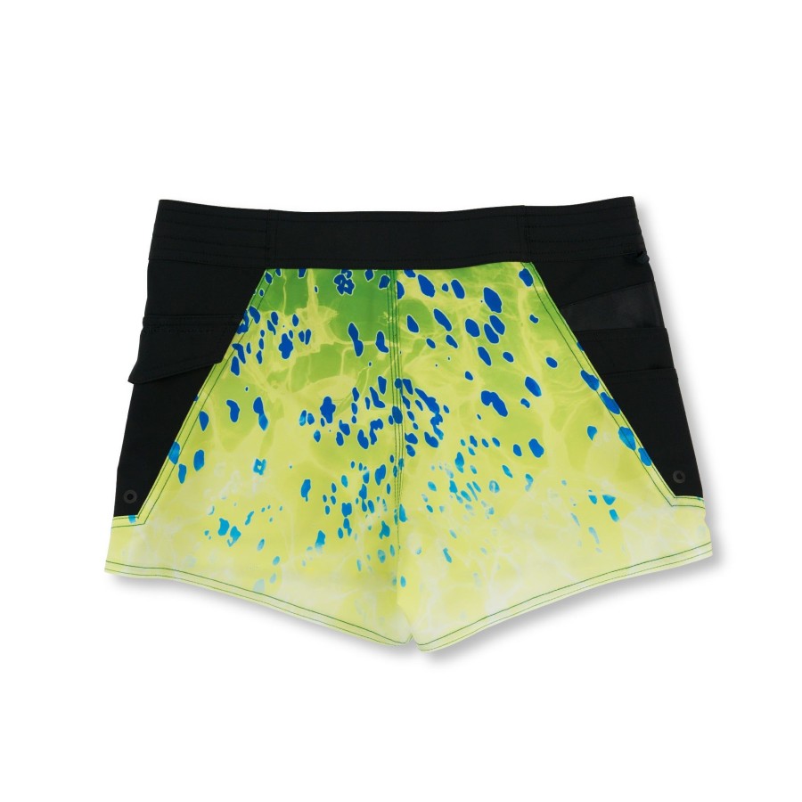 Apparel Fishing Shorts | Ws Ocean Master Green Dorado