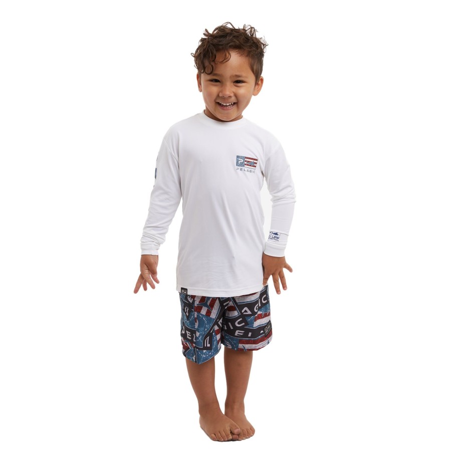 Apparel Kids 3T - 5T | Americamo Kid'S Aquatek Icon White