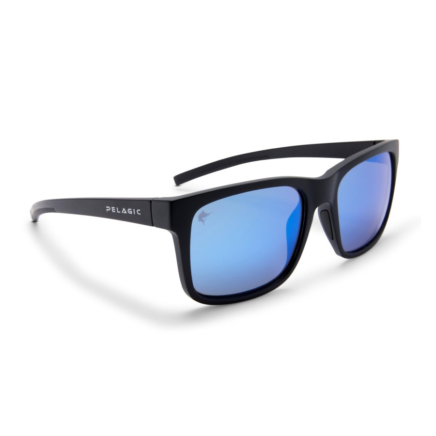 Eyewear Technology | Latitude - Polarized Mineral Glass Matte Black/Blue