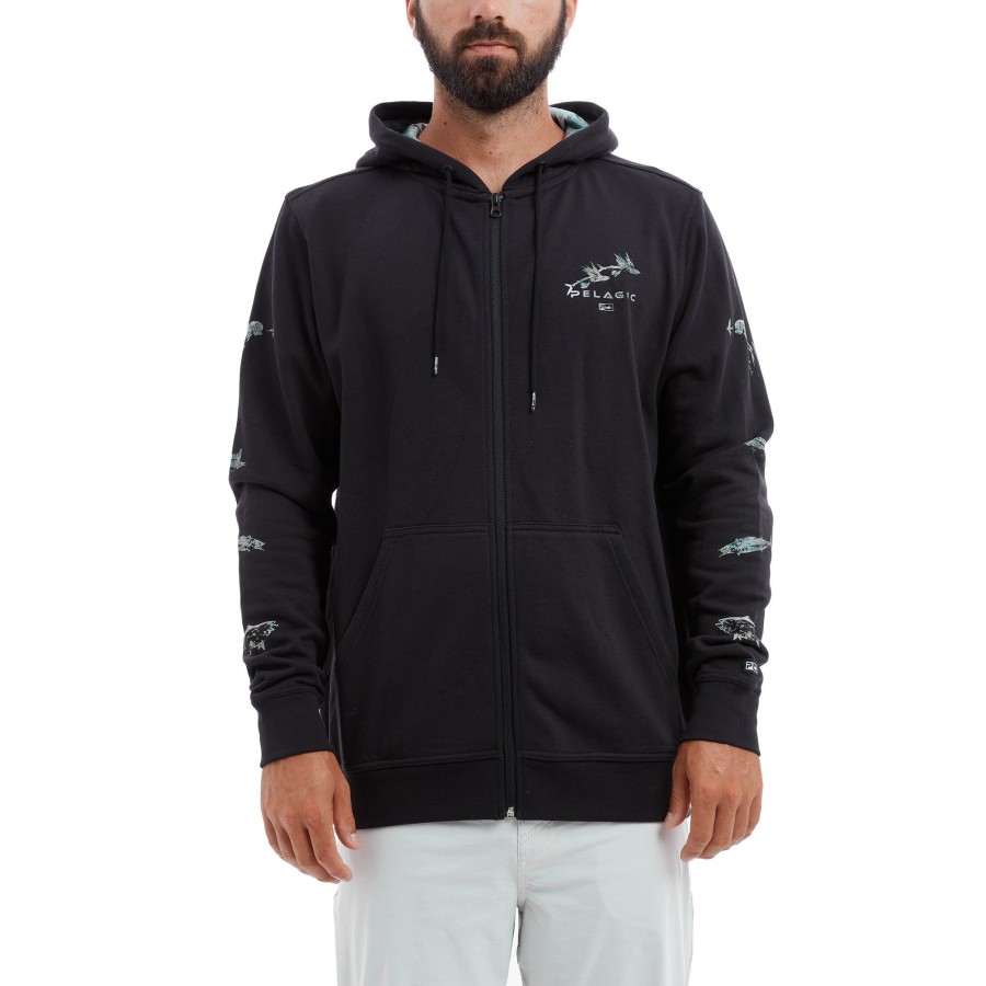 Apparel Hoodies & Fleece | Northlake Gyotaku Black