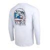 Apparel T-Shirts & Tank Tops | Stratos Patriot Wahoo Ls White