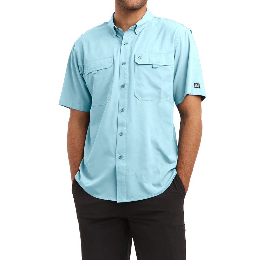 Apparel Button-Ups | Keys Tahiti Blue