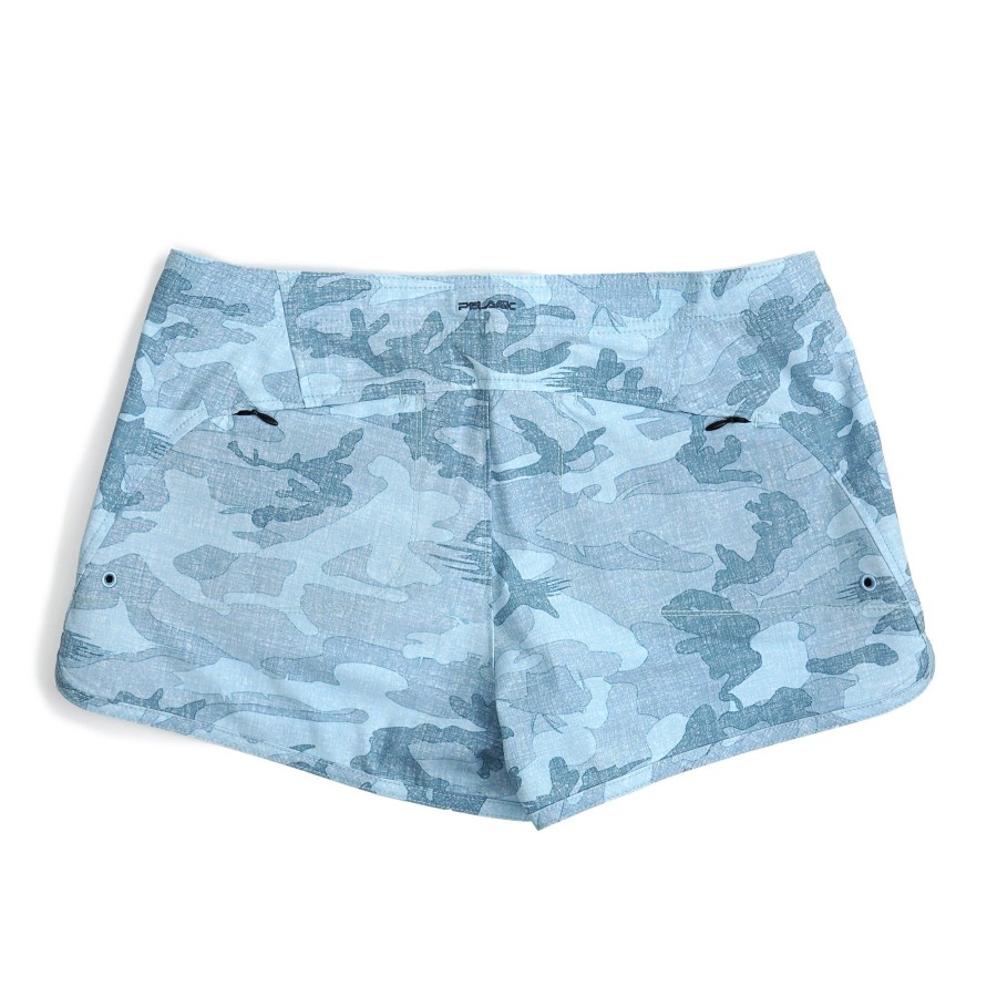 Apparel Fishing Shorts | Ws Moana Fish Camo Slate