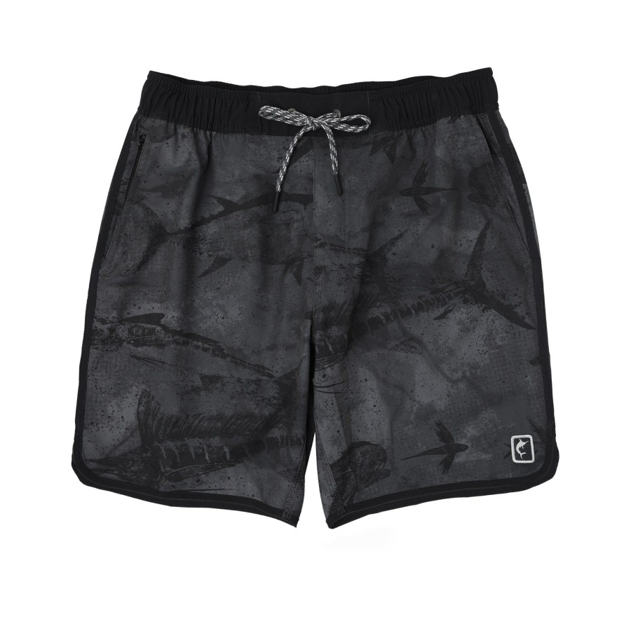 Apparel Fishing Shorts | Downswell Black / Charcoal