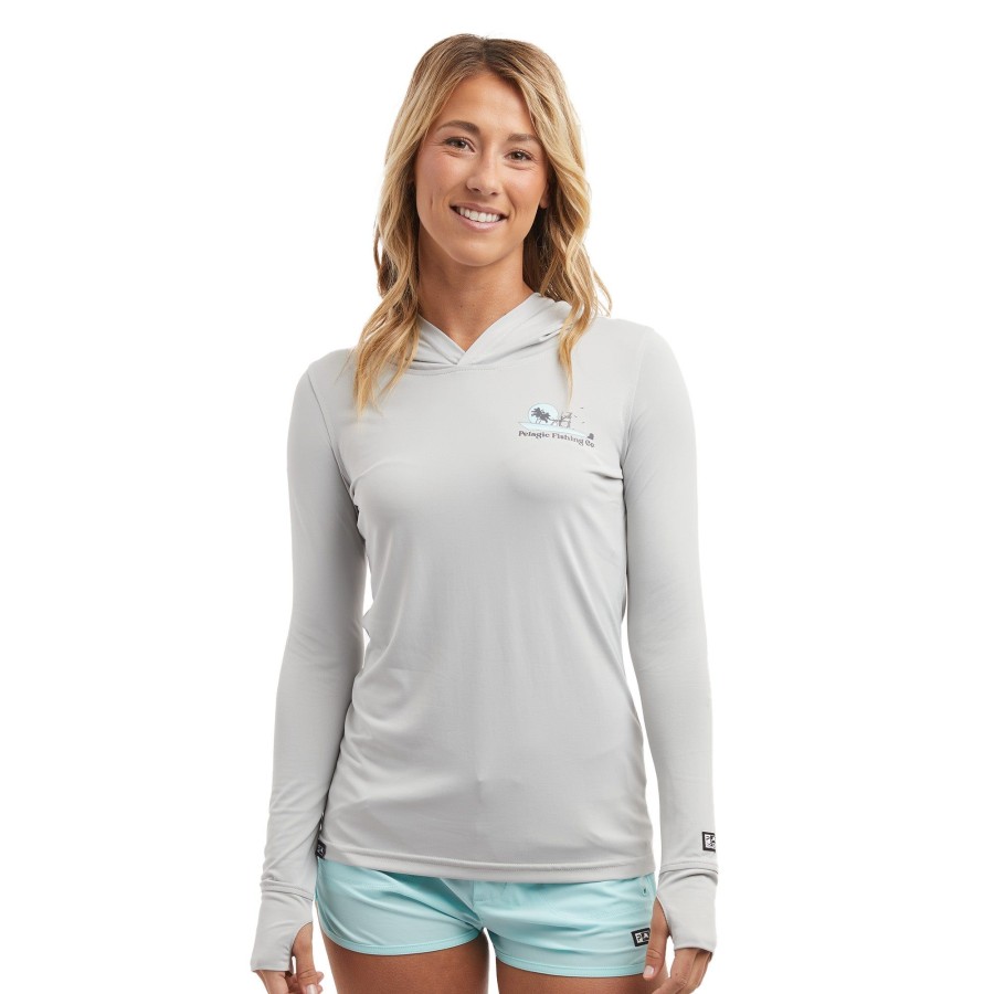 Apparel Fishing Shirts | Ws Aquatek Evening Fade Light Grey