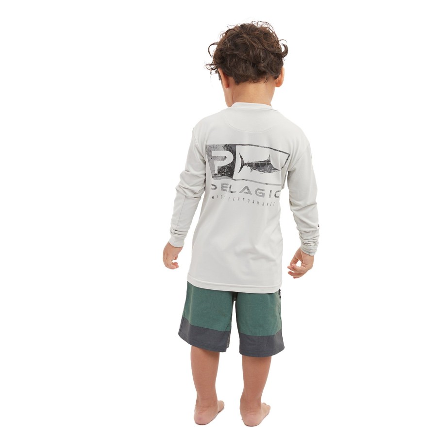 Apparel Kids 3T - 5T | Kid'S Aquatek Icon Light Grey