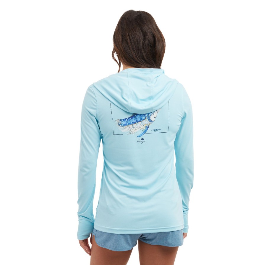 Apparel Fishing Shirts | Ws Aquatek Goione Marlin Tahiti Blue