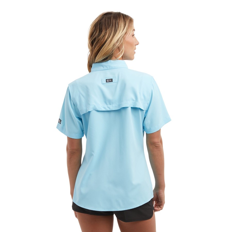 Apparel Fishing Shirts | Ws Keys Tahiti Blue